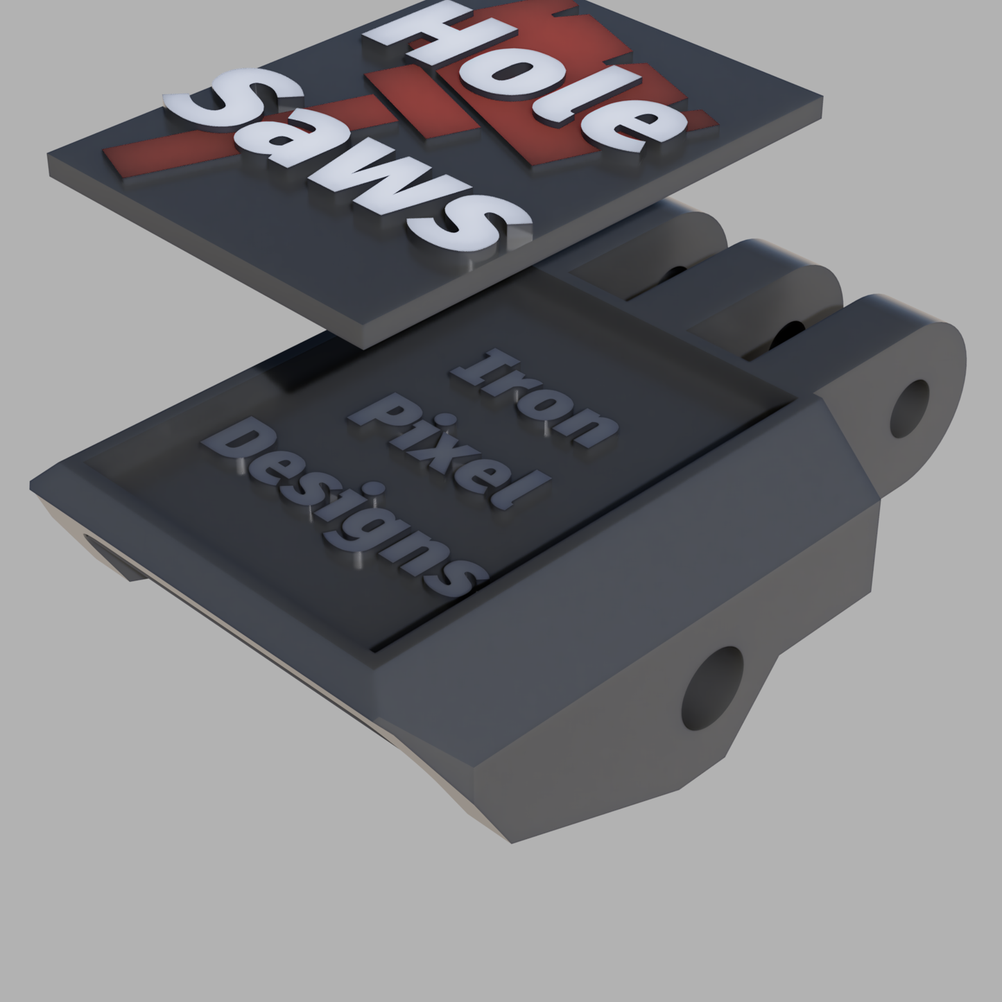 Custom Label Latch For Packout Half Organizer