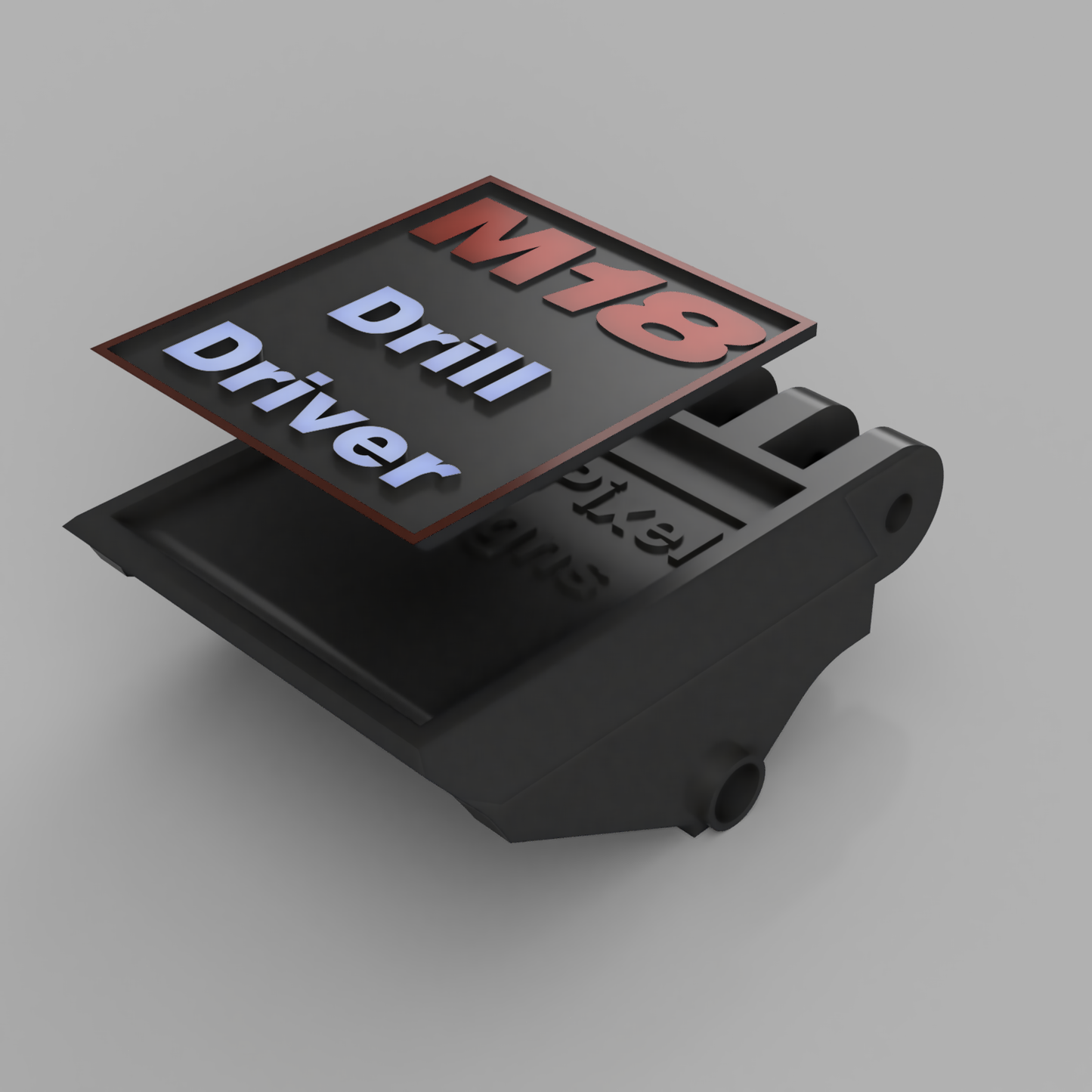 Label Latch For Packout Tool Box (Pre-Designed)