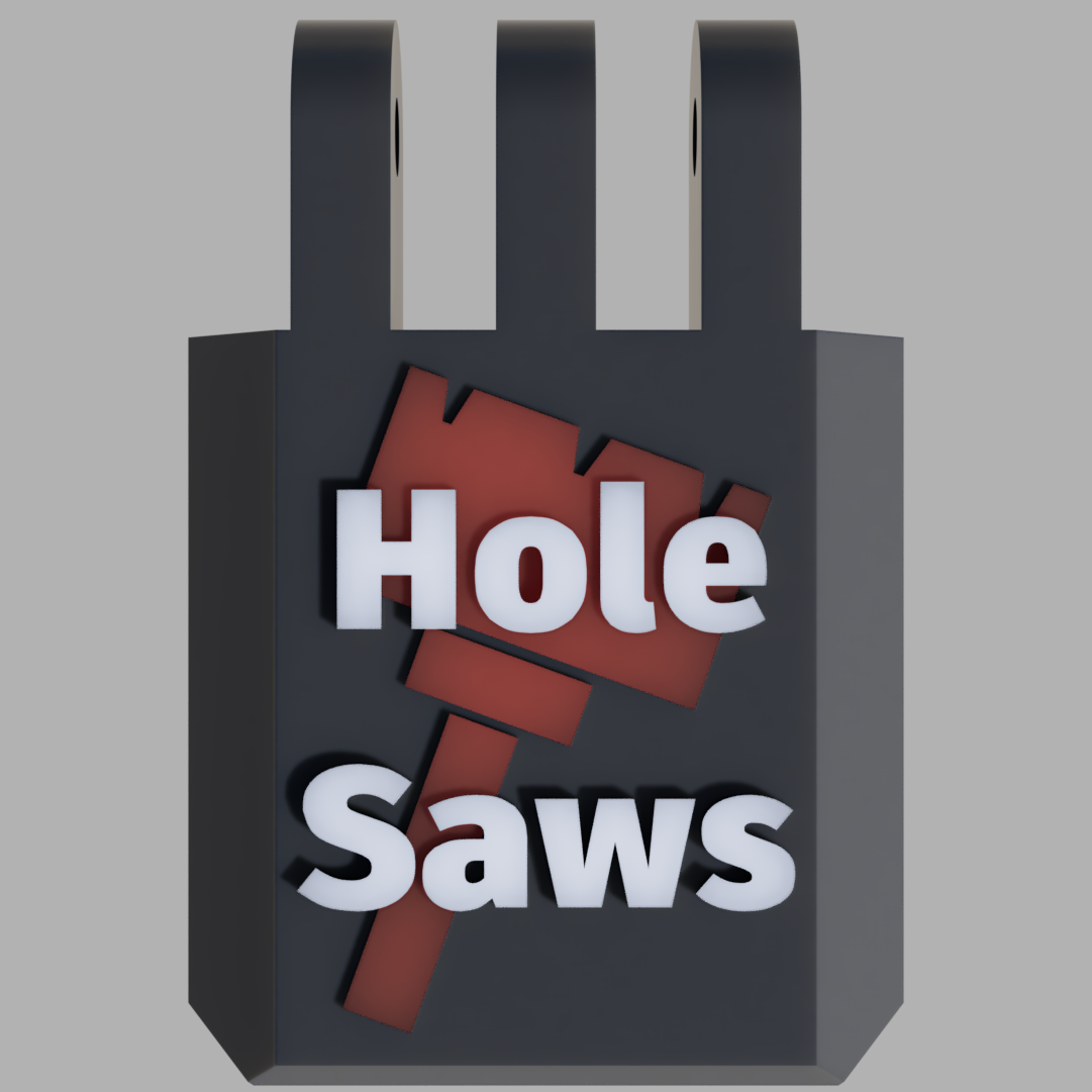 Custom Label Latch For Packout Half Organizer