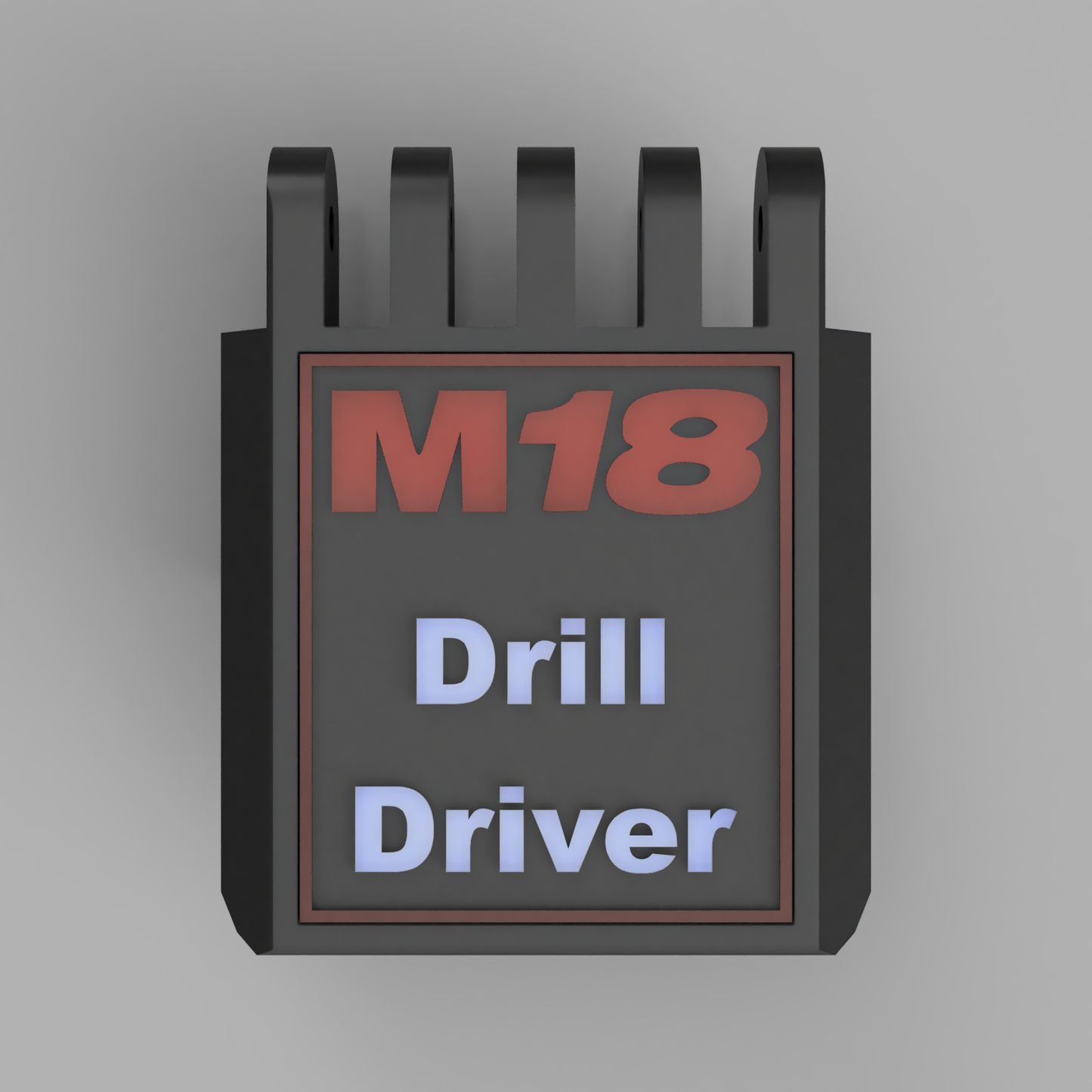 Label Latch For Packout Tool Box (Pre-Designed)