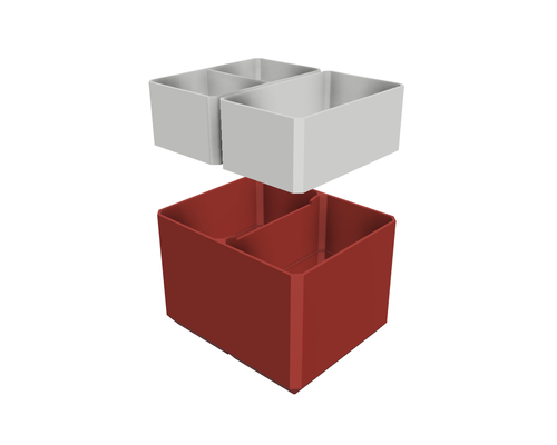 Double Organizer Kit for 3 Drawer Packout