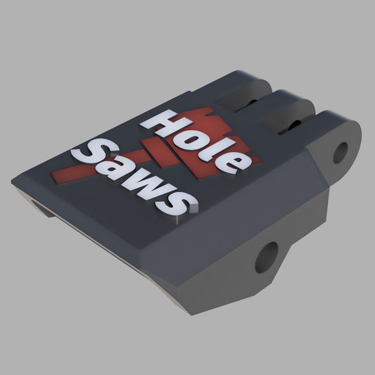 Custom Label Latch For Packout Half Organizer